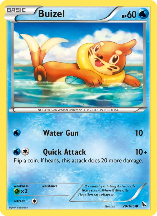 Buizel 28 Flashfire Pokesingles