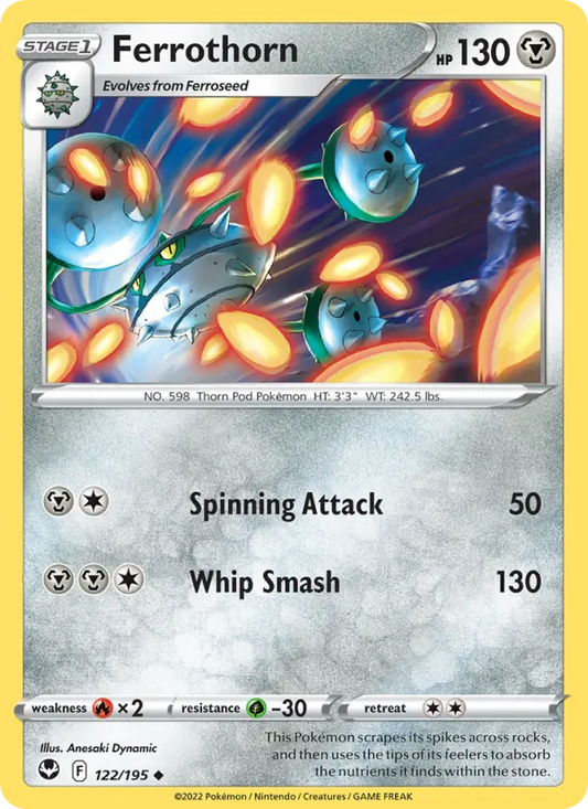 Ferrothorn 122 Silver Tempest Pokesingles