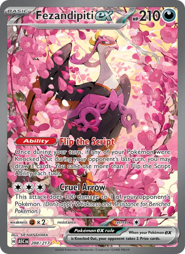 Fezandipiti ex 288 Ascended Heroes Pokesingles
