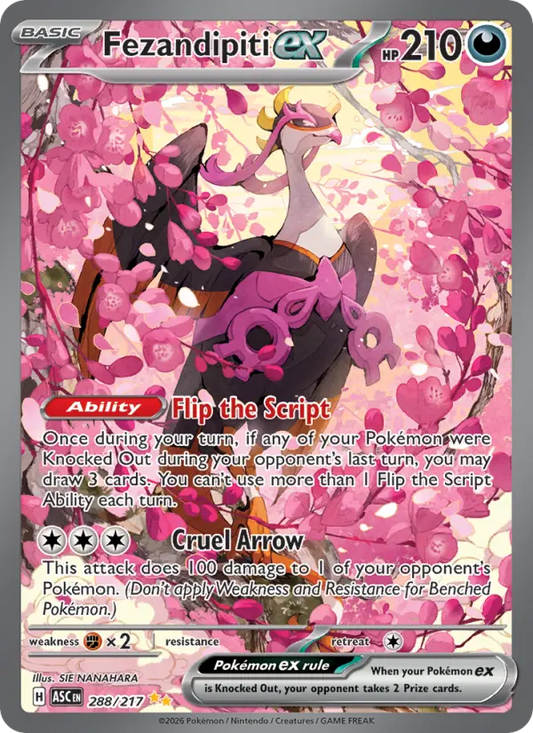 Fezandipiti ex 288 Ascended Heroes Pokesingles
