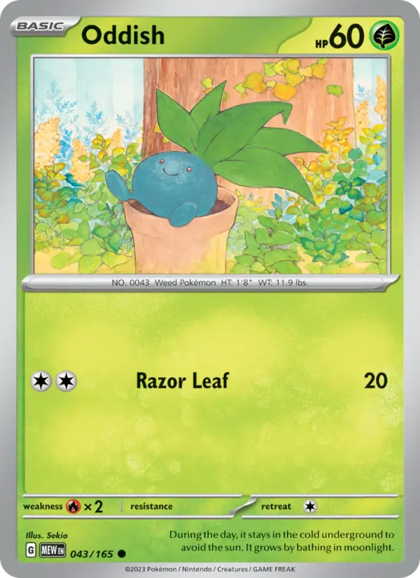 Oddish 43 151 Pokesingles