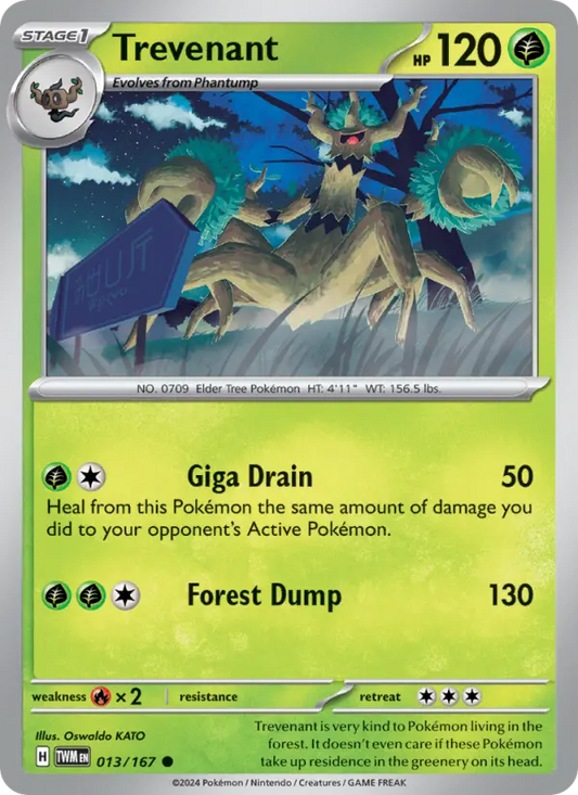 Trevenant 13 Twilight Masquerade Pokesingles
