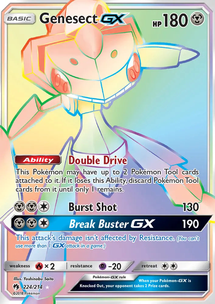 Genesect GX 224 Lost Thunder Pokesingles