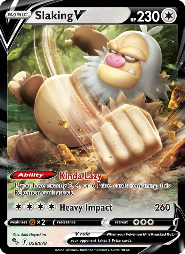 Slaking V 58 Pokémon GO Pokesingles