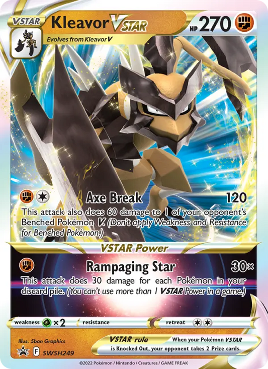 Kleavor VSTAR SWSH249 SWSH Black Star Promos Pokesingles