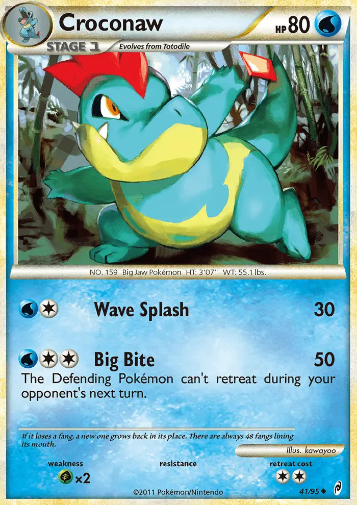 Croconaw 41 Call of Legends Pokesingles
