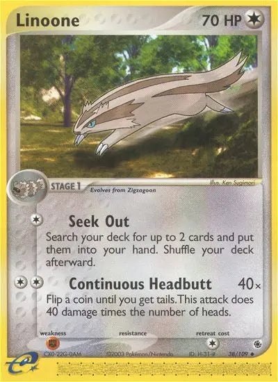 Linoone 38 Ruby & Sapphire Pokesingles