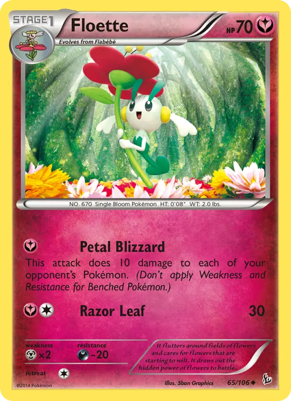 Floette 65 Flashfire Pokesingles