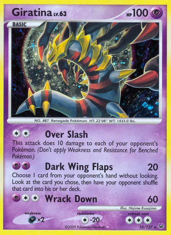 Giratina 10 Platinum Pokesingles