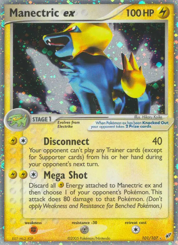 Manectric ex 101 Deoxys Pokesingles