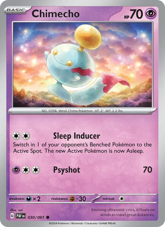 Chimecho 30 Paldean Fates Pokesingles