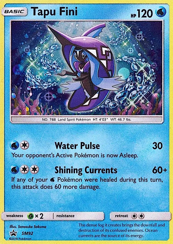 Tapu Fini SM92 SM Black Star Promos Pokesingles