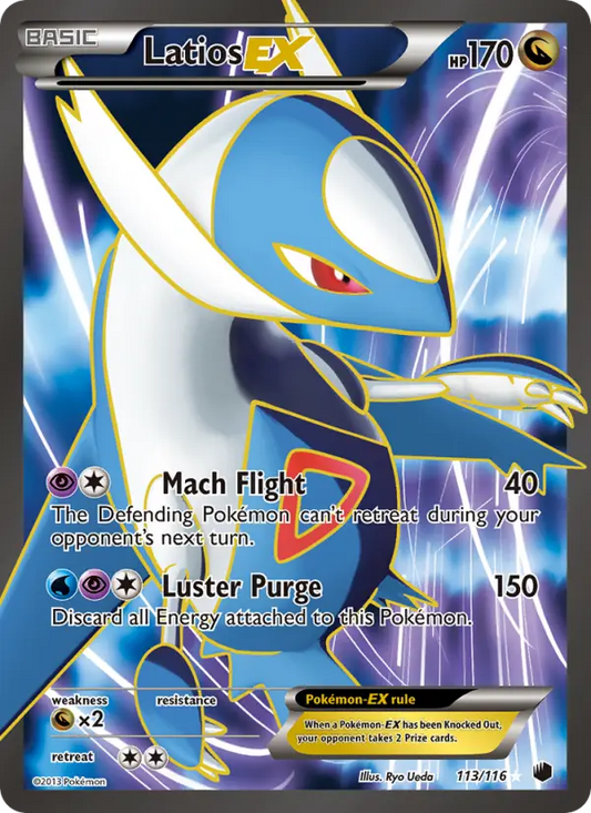 Latios-EX 113 Plasma Freeze Pokesingles