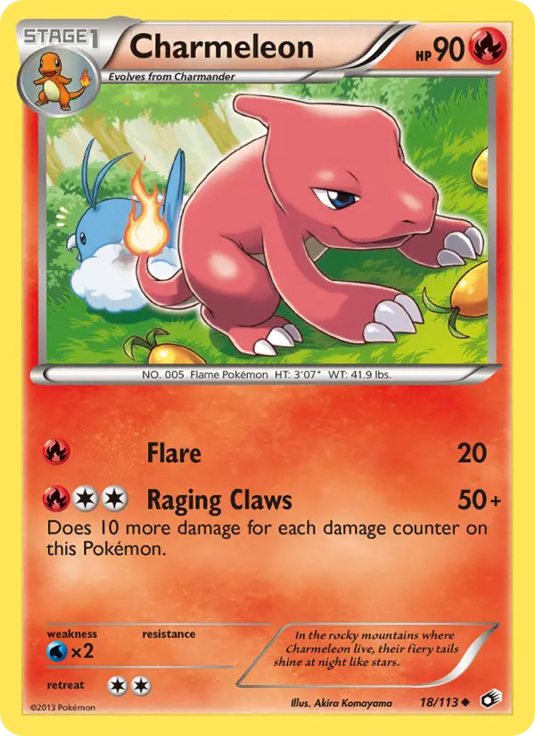 Charmeleon 18 Legendary Treasures Pokesingles