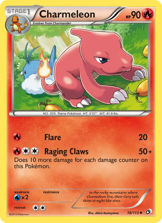Charmeleon 18 Legendary Treasures Pokesingles
