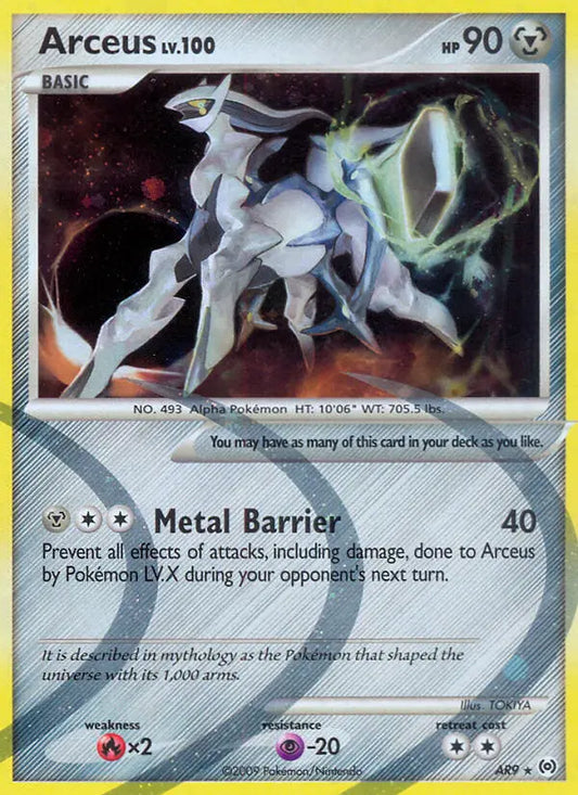 Arceus AR9 Arceus Pokesingles