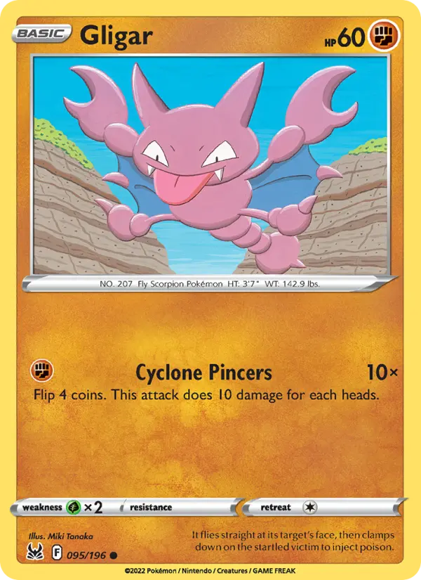 Gligar 95 Lost Origin Pokesingles