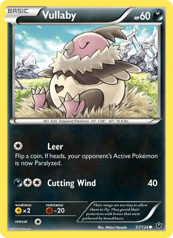Vullaby 57 Fates Collide Pokesingles