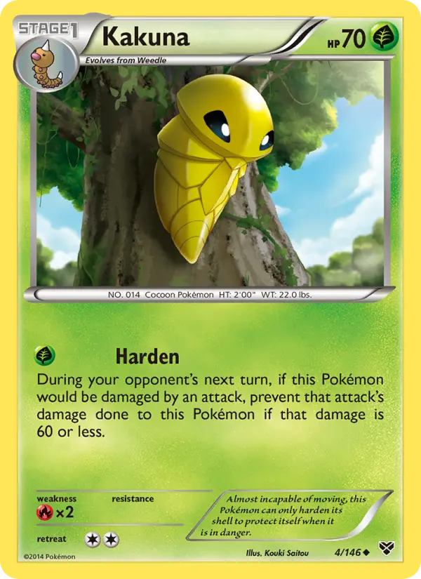 Kakuna 4 XY Pokesingles