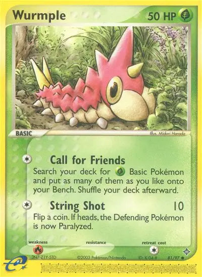 Wurmple 81 Dragon Pokesingles