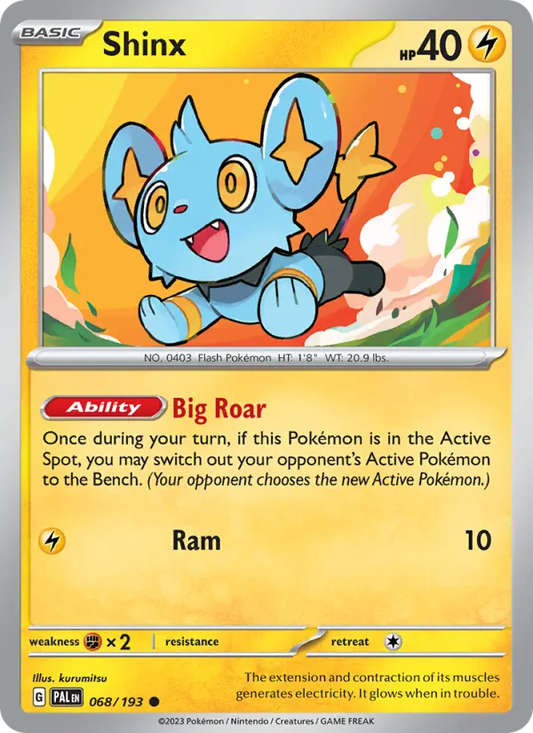 Shinx 68 Paldea Evolved Pokesingles