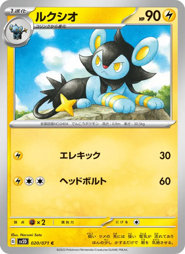 Luxio 20 Snow Hazard Pokesingles