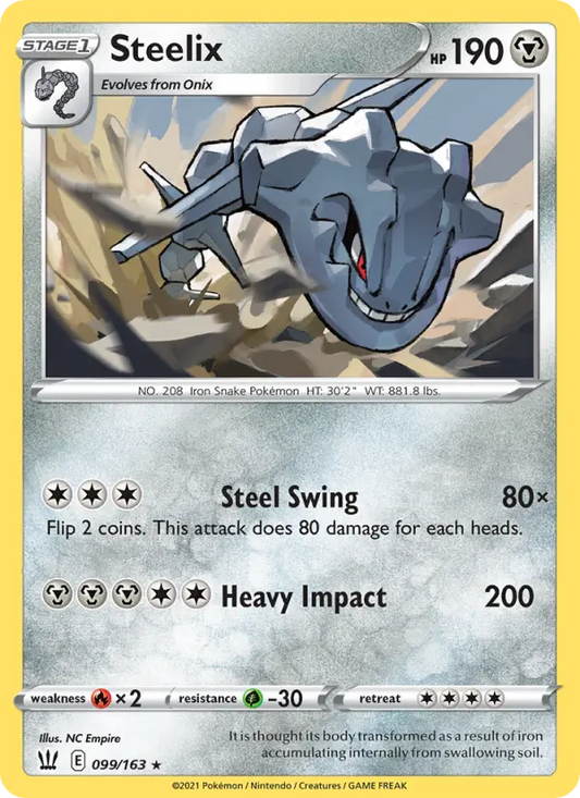 Steelix 99 Battle Styles Pokesingles