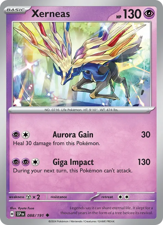 Xerneas 88 Surging Sparks Pokesingles