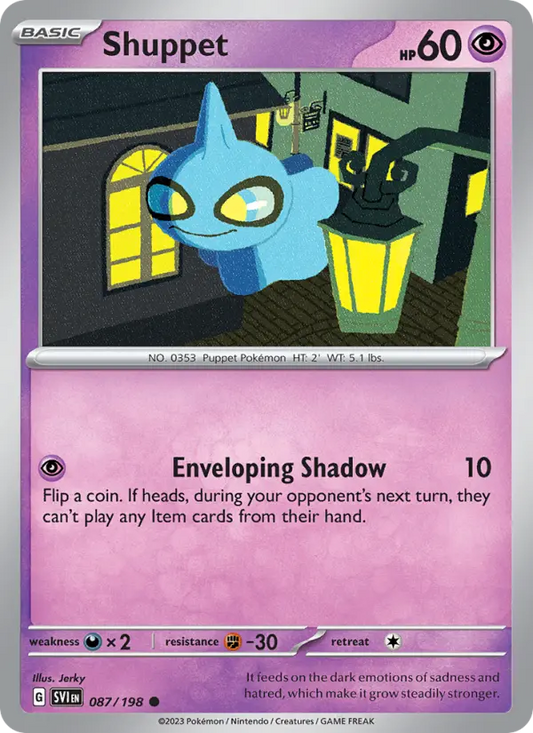 Shuppet 87 Scarlet & Violet Pokesingles