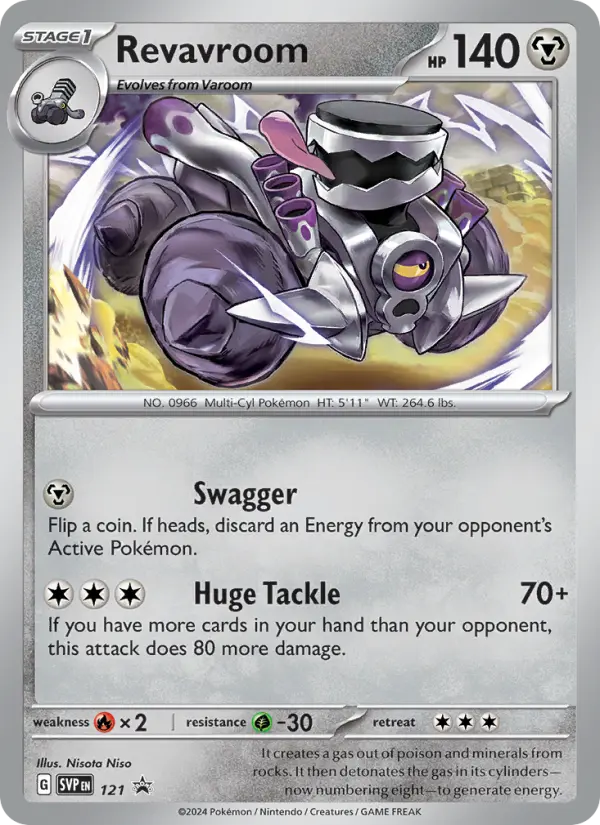 Revavroom 121 SVP Black Star Promos Pokesingles
