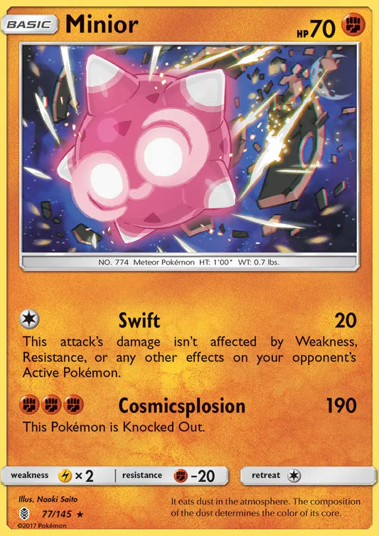 Minior 77 Guardians Rising Pokesingles