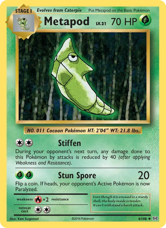 Metapod 4 Evolutions Pokesingles