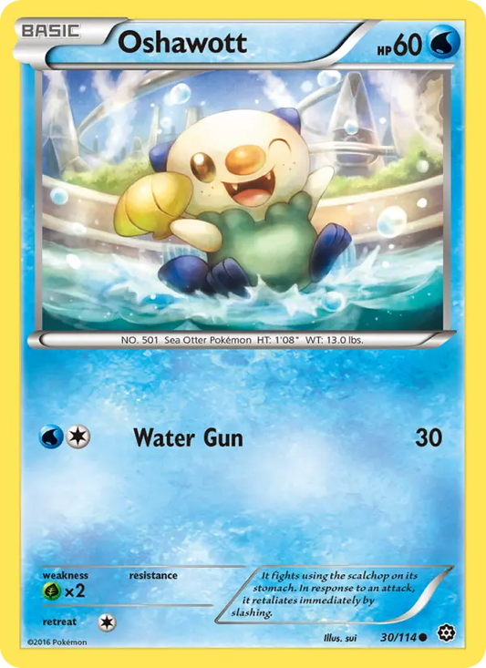 Oshawott 30 Steam Siege Pokesingles