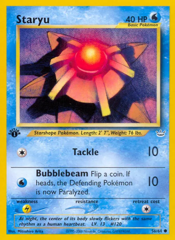 Staryu 56 Neo Revelation Pokesingles