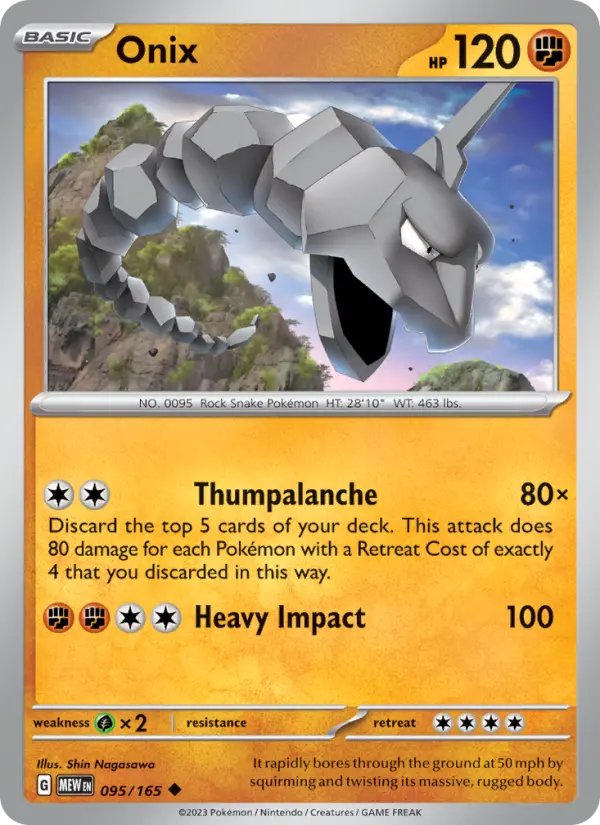 Onix 95 151 Pokesingles