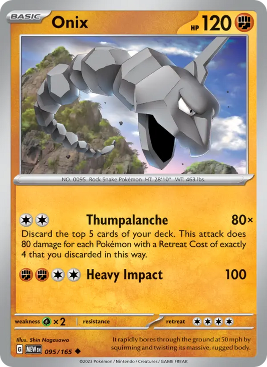 Onix 95 151 Pokesingles