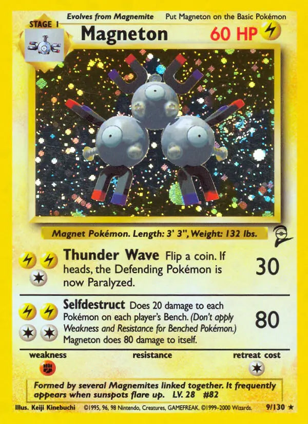 Magneton 9 Base Set 2 Pokesingles