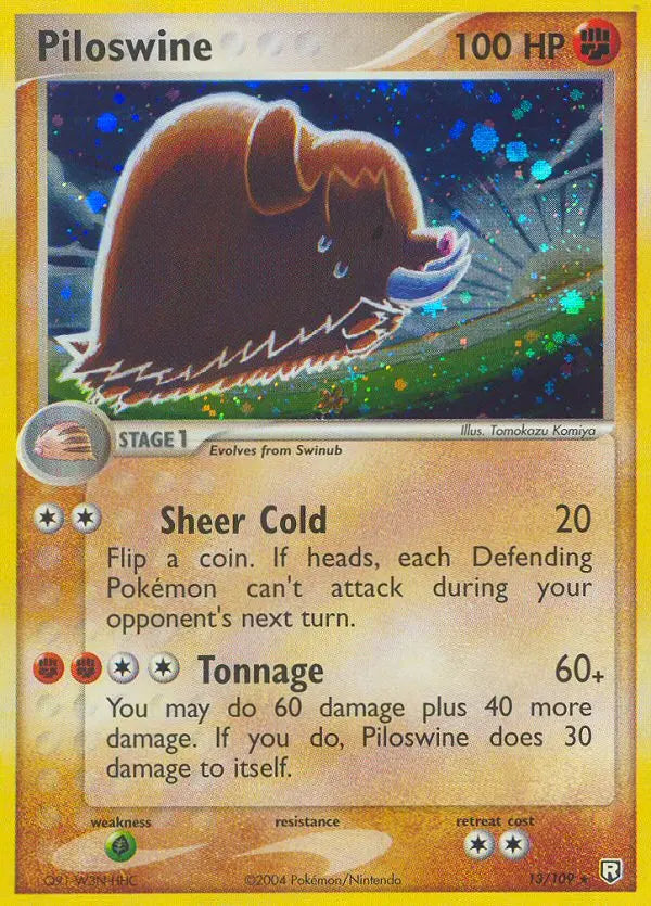 Piloswine 13 Team Rocket Returns Pokesingles
