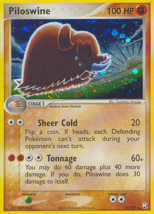 Piloswine 13 Team Rocket Returns Pokesingles