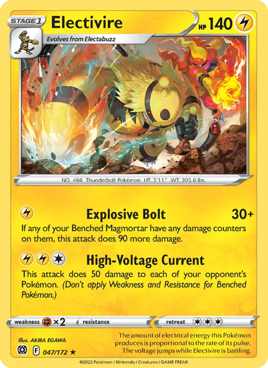 Electivire 47 Brilliant Stars Pokesingles