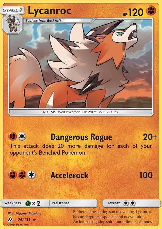 Lycanroc 76 Forbidden Light Pokesingles