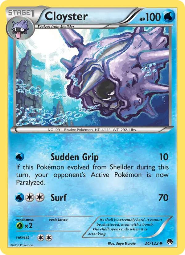 Cloyster 24 BREAKpoint Pokesingles