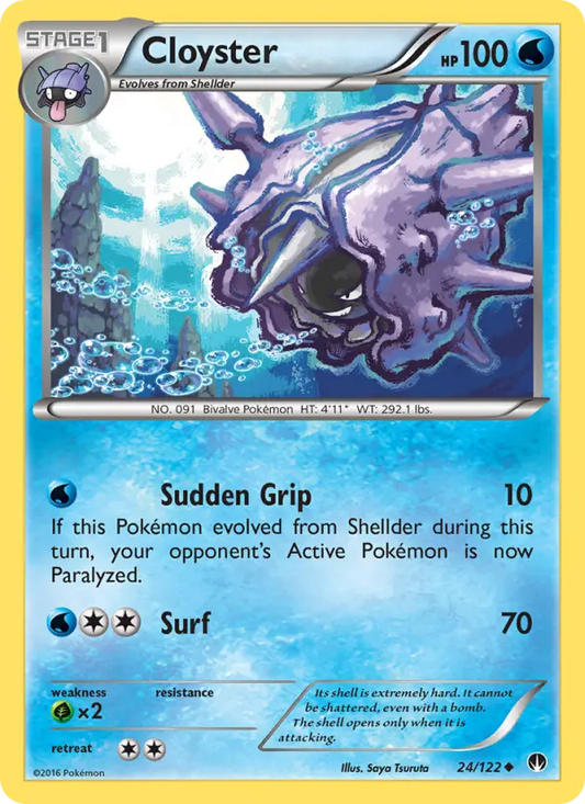 Cloyster 24 BREAKpoint Pokesingles
