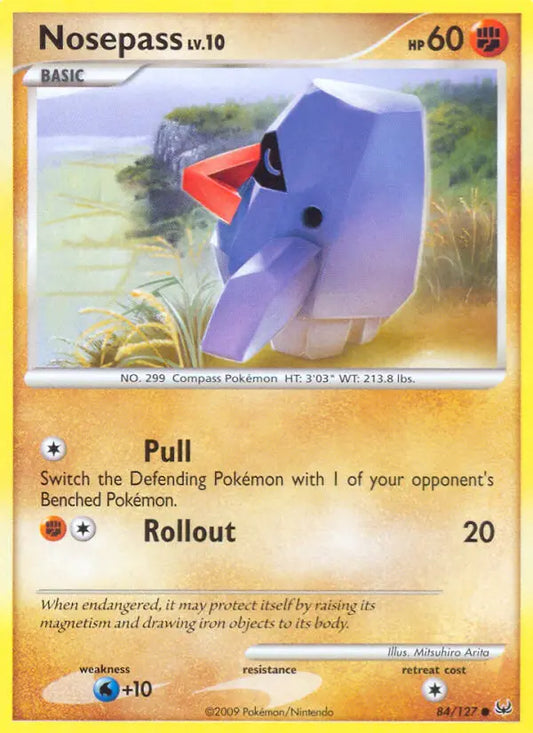 Nosepass 84 Platinum Pokesingles