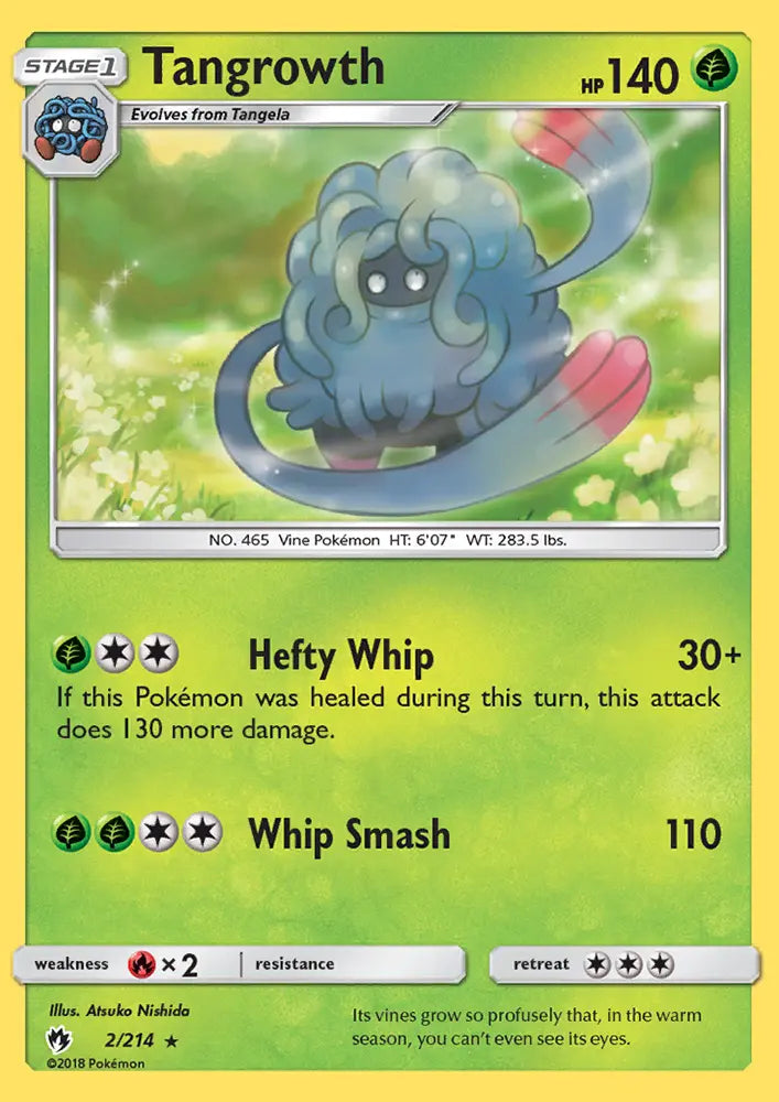 Tangrowth 2 Lost Thunder Pokesingles