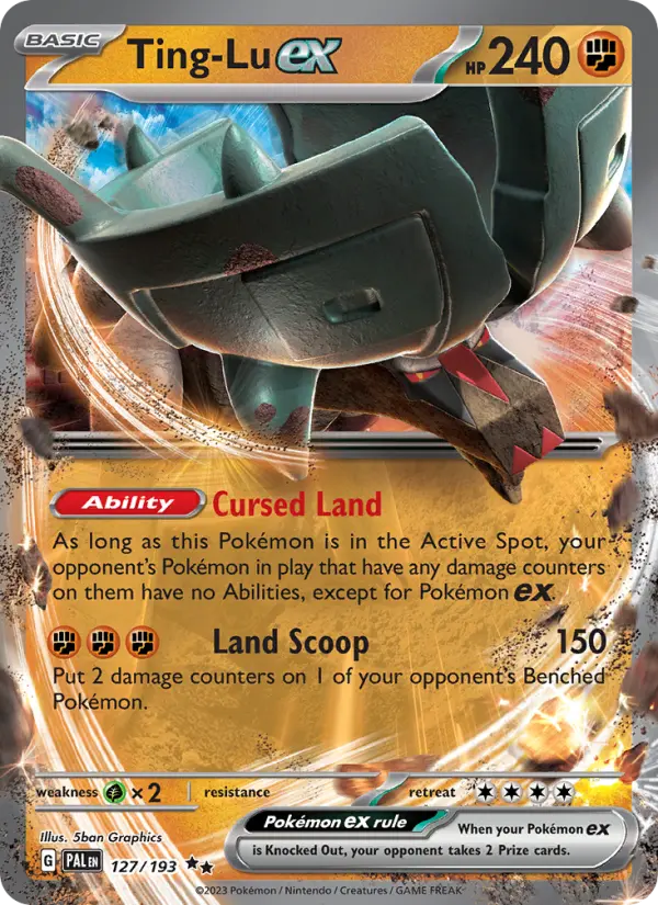 Ting-Lu ex 127 Paldea Evolved Pokesingles