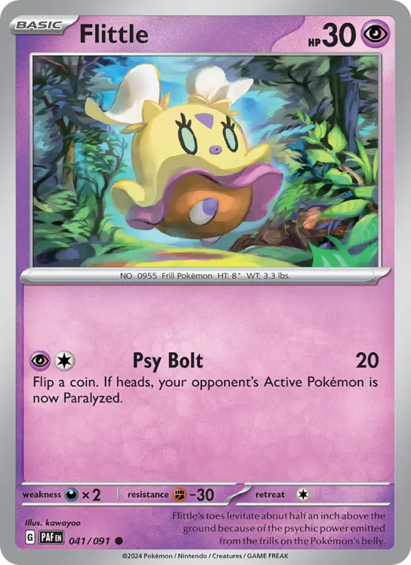 Flittle 41 Paldean Fates Pokesingles
