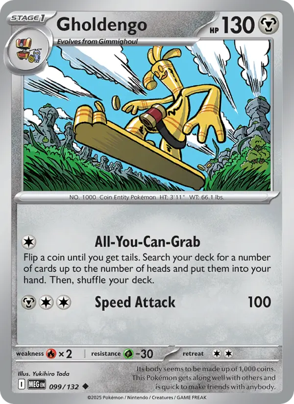 Gholdengo 99 Mega Evolution Pokesingles