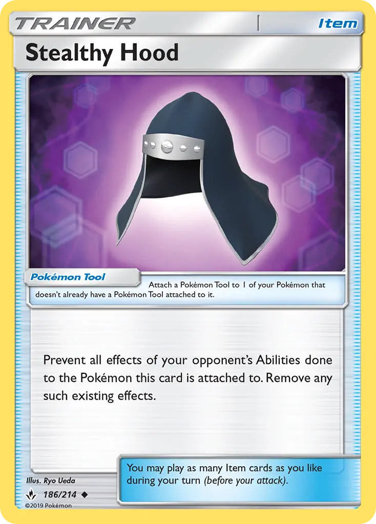 Stealthy Hood 186 Unbroken Bonds Pokesingles