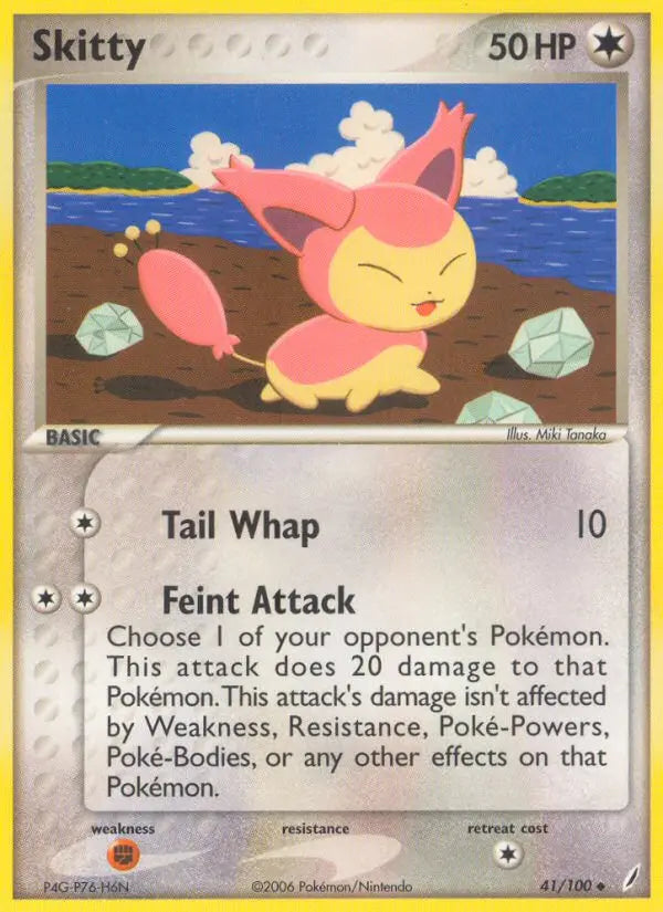 Skitty 41 Crystal Guardians Pokesingles